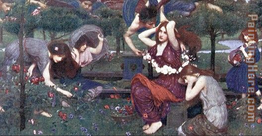 John William Waterhouse Flora and the Zephyrs
